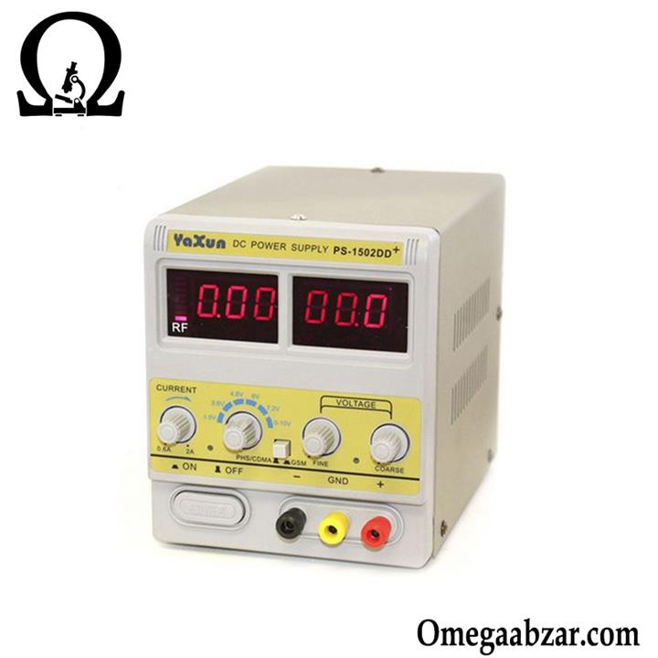 منبع تغذیه 2 آمپر و 15 ولت یاکسون مدل Yaxun ps-1502dd